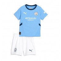 Maglie da calcio Manchester City Ruben Dias #3 Prima Maglia Bambino 2024-25 Manica Corta (+ Pantaloni corti)